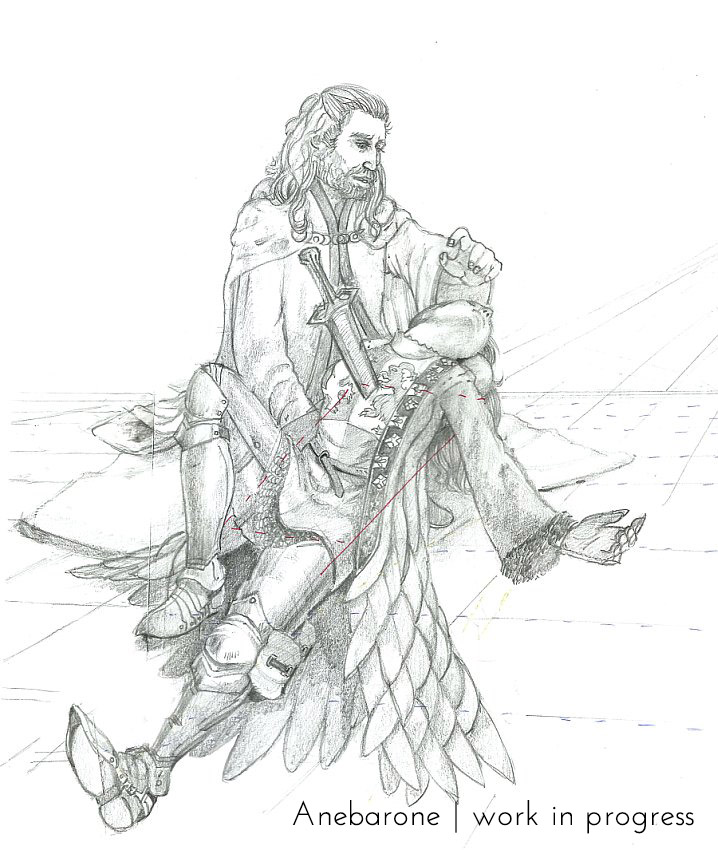 pawn and arisen pencil sketch