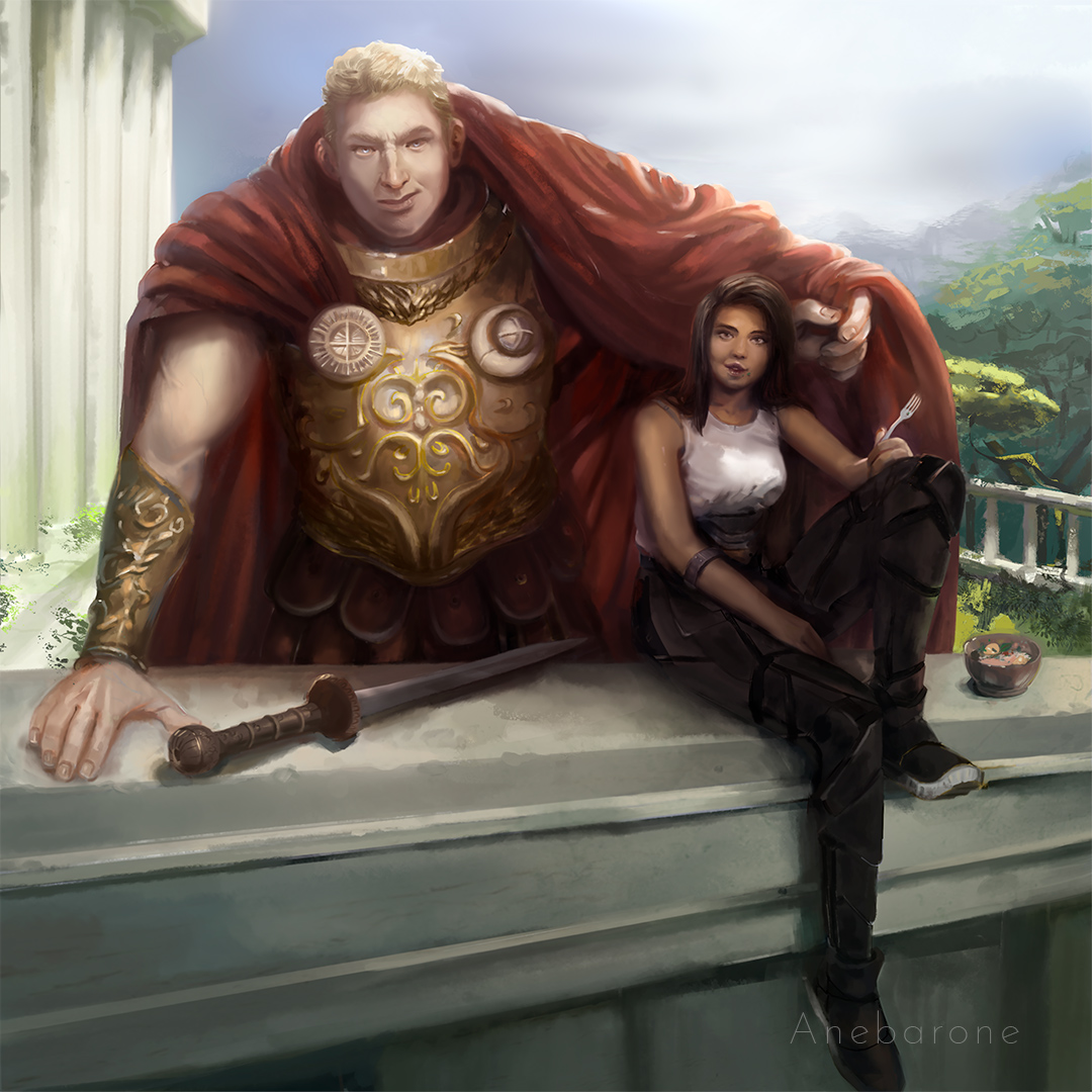 Height Difference Art | Titan and Eden