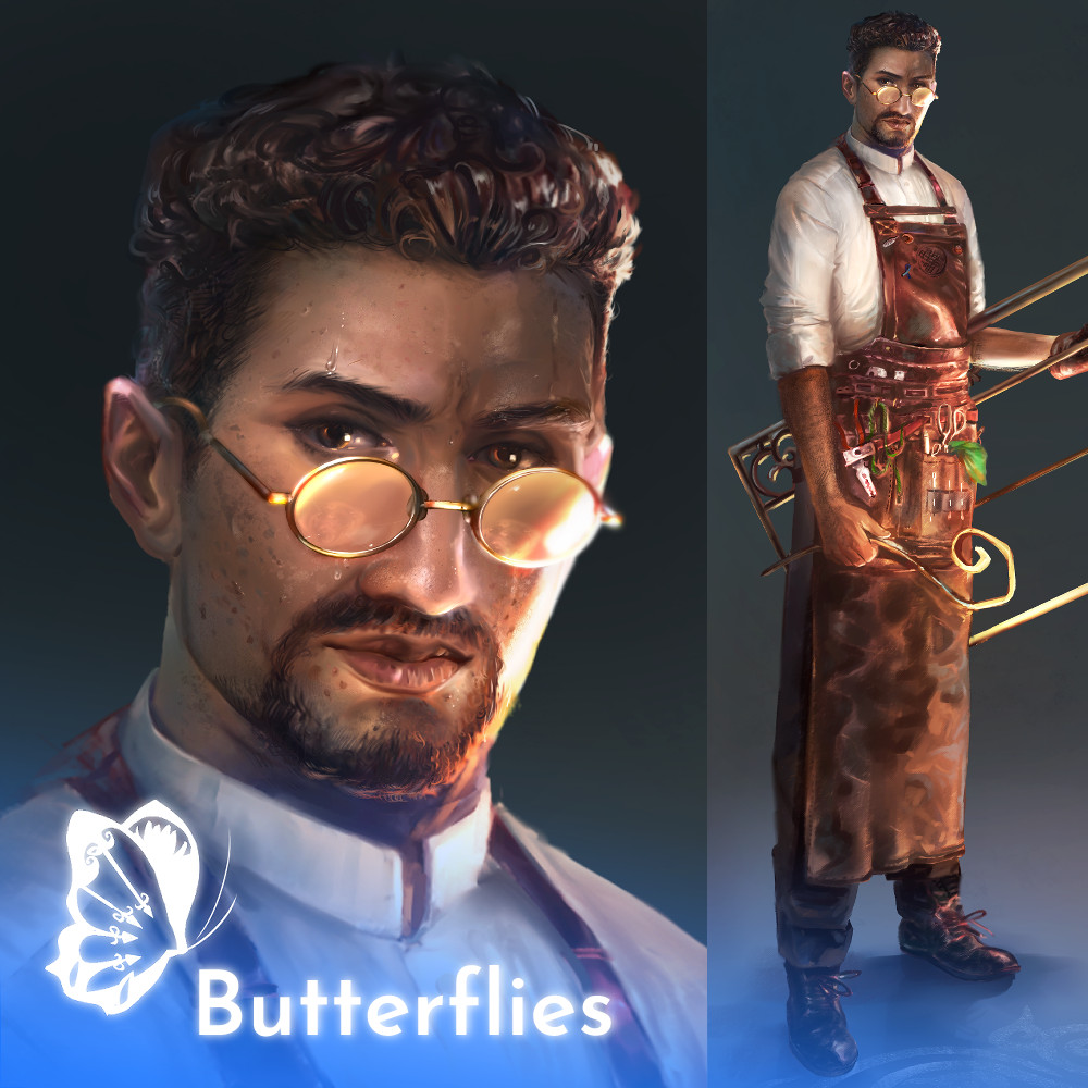 Butterflies | Character Concept Art (Chew)